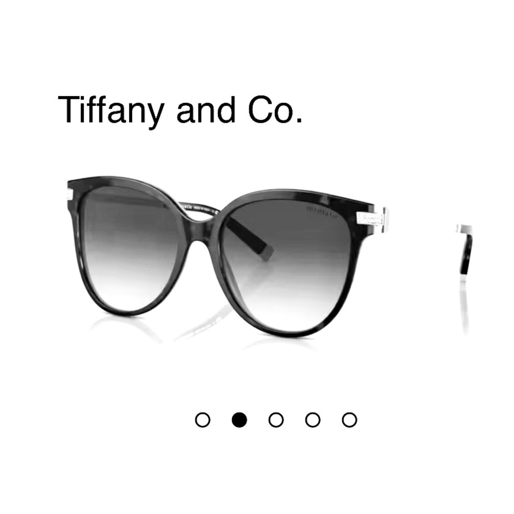 NEW Tiffany & Co sunglass with Black frames and black tint.